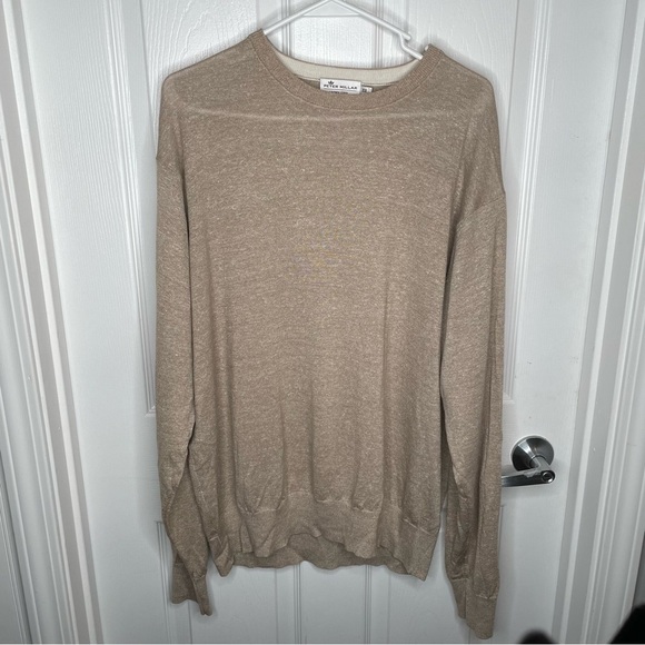 Peter Millar Other - Peter Millar Crown Cool Merino Wool/Linen Blend Lightweight Preppy Sweater 2XL
